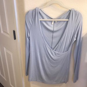 Free people wrap shirt